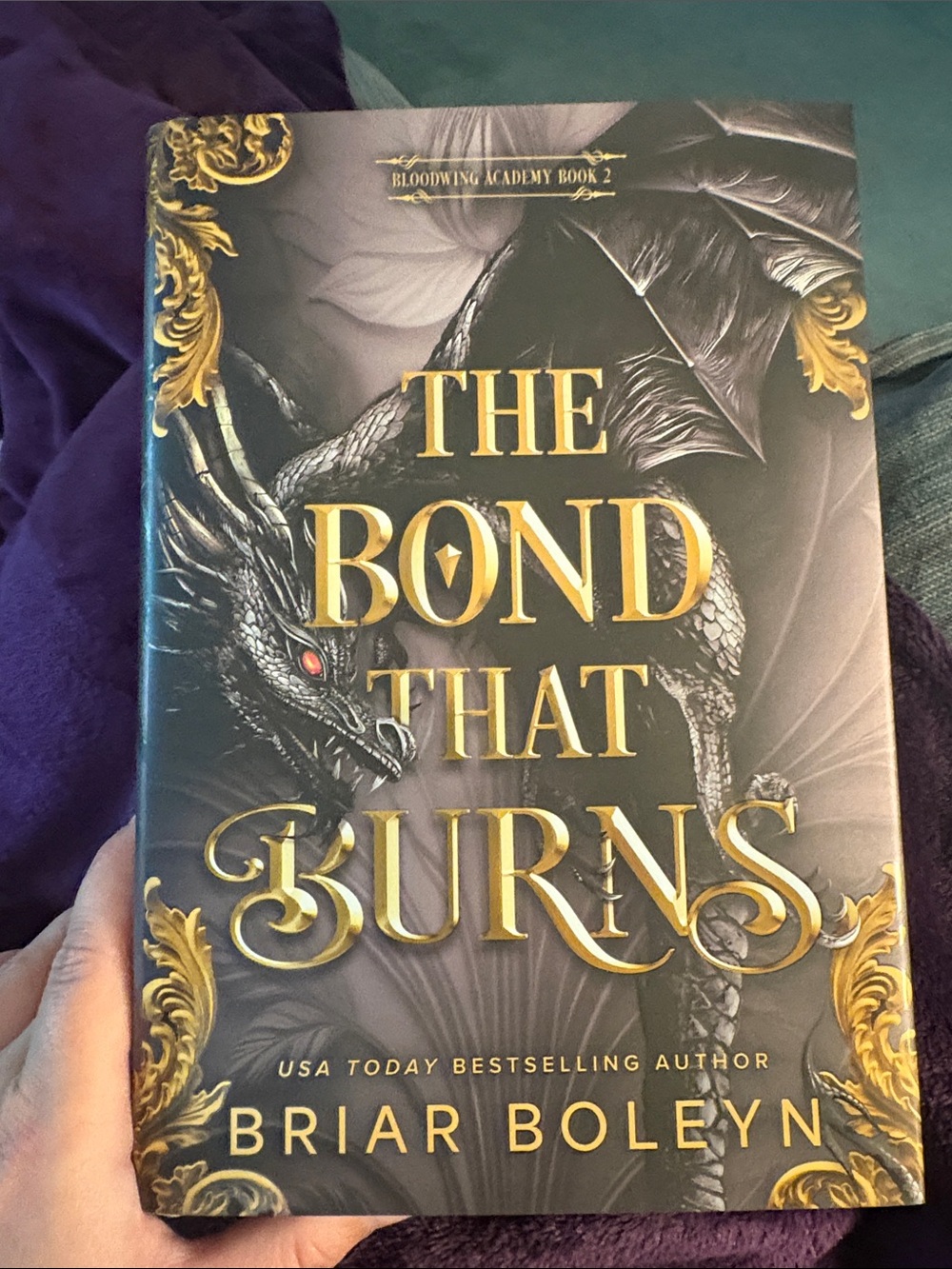 The Bond That Burns Hardcover by - Black and Gold